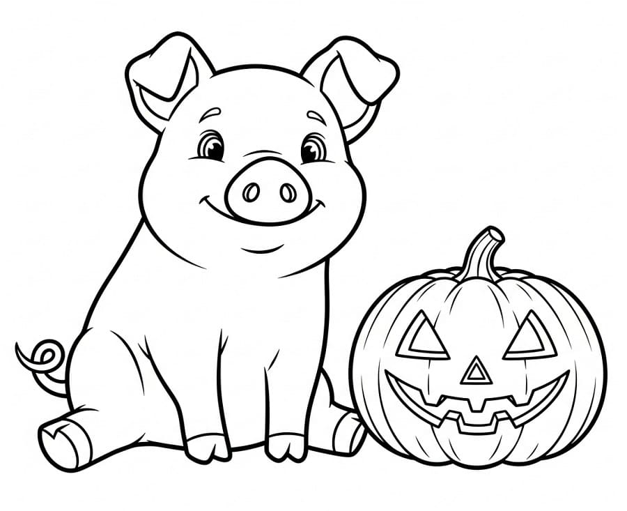 Schwein gratis ausmalbilder