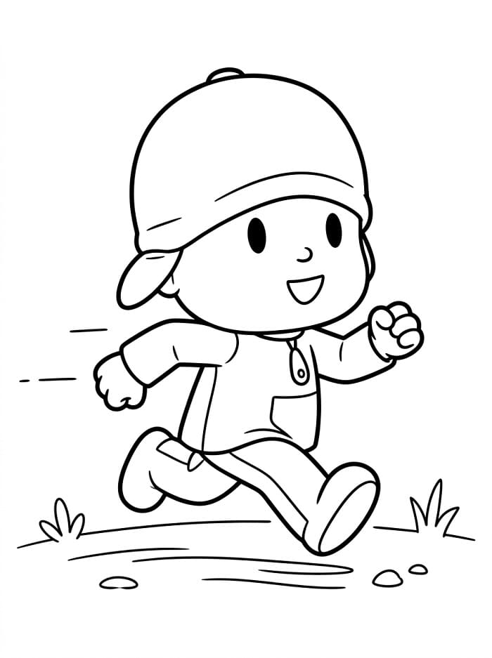 Sehr niedliche Pocoyo ausmalbilder