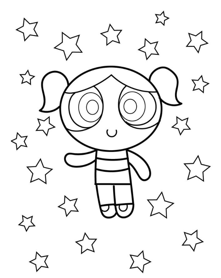 Sehr niedliche Powerpuff Girls ausmalbilder