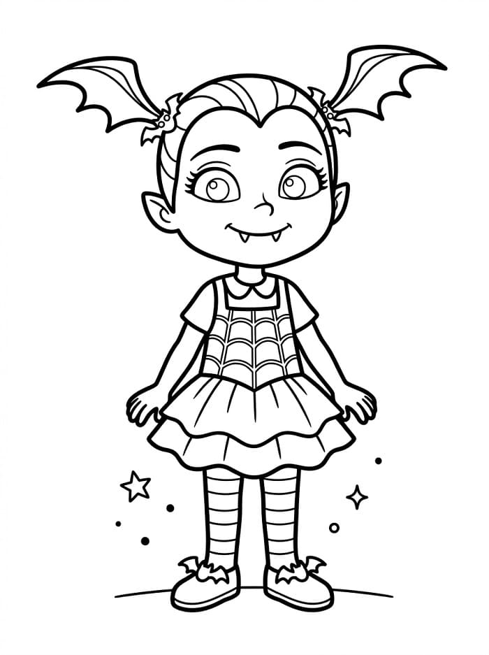 Sehr niedliche Vampirina ausmalbilder