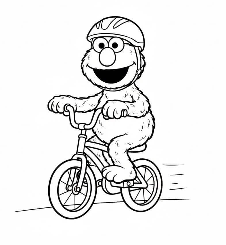 Sehr niedlicher Elmo ausmalbilder