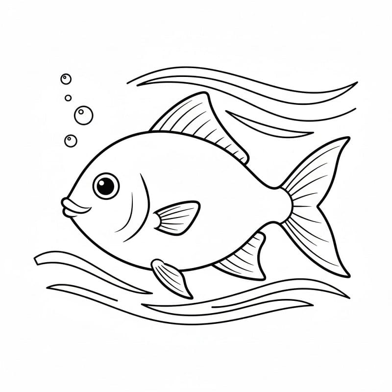 Fische ausmalbilder