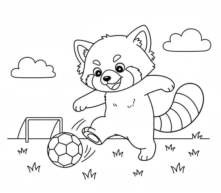 Sehr niedlicher Roter Panda