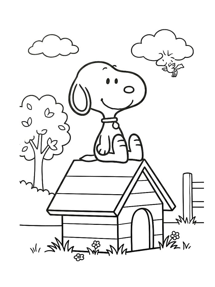 Snoopy ausmalbilder