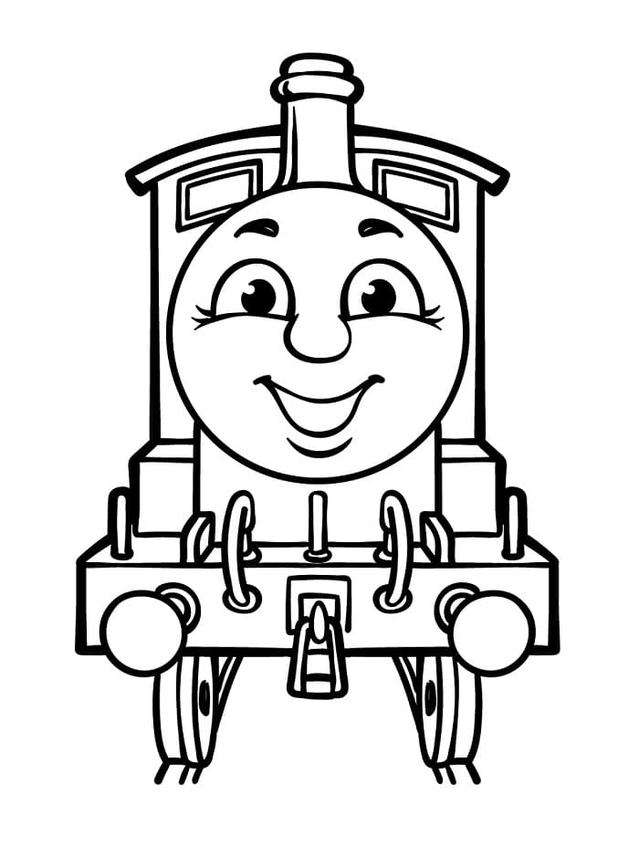 Sehr niedlicher Thomas ausmalbilder