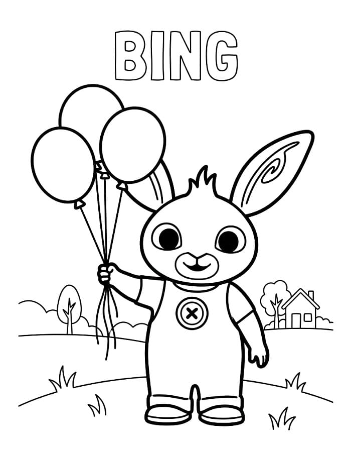 Sehr süßer Bing ausmalbilder