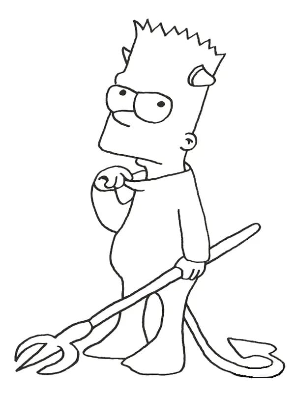 Simpsons für 1-jährige Kinder ausmalbilder