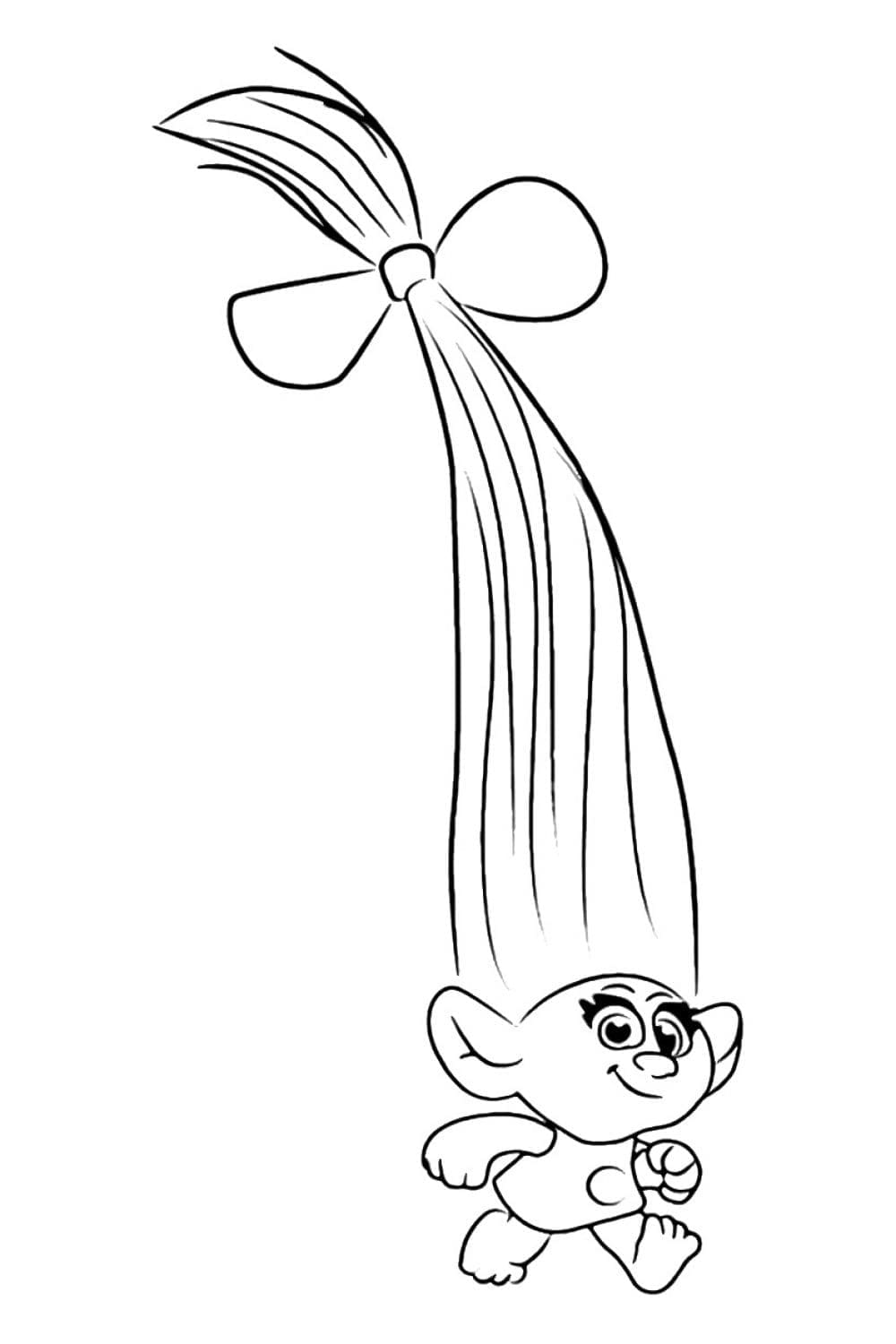 Smidge aus Trolls ausmalbilder