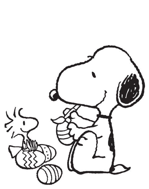 Snoopy (2) ausmalbilder
