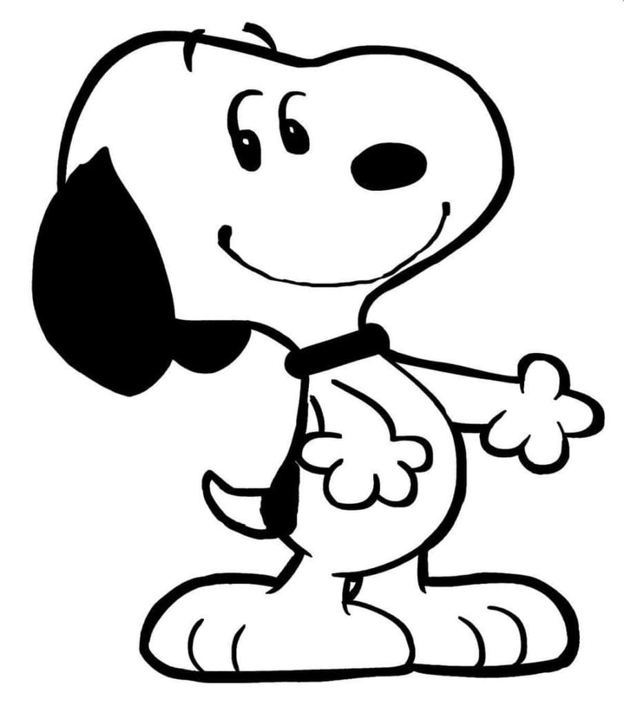 Snoopy (4) ausmalbilder