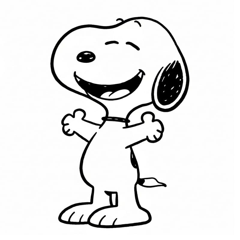 Snoopy Ausmalbilder für Kinder ausmalbilder