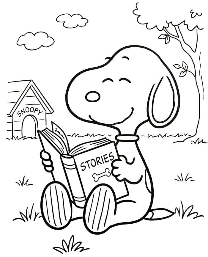 Snoopy der Hund ausmalbilder