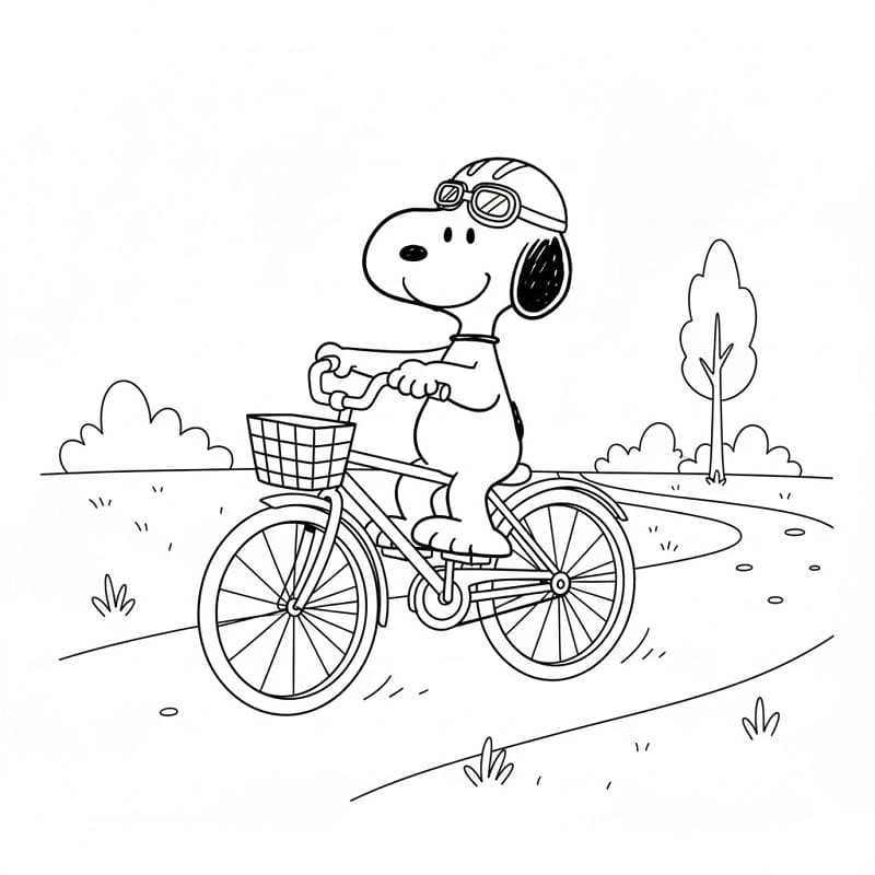 Snoopy drucken ausmalbilder