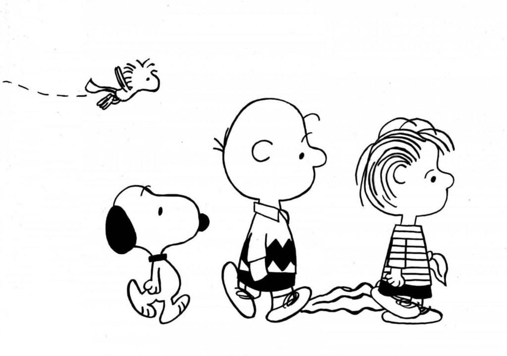 Snoopy für 1-jährige Kinder ausmalbilder
