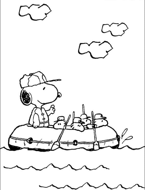 Snoopy für 6-jährige Kinder ausmalbilder