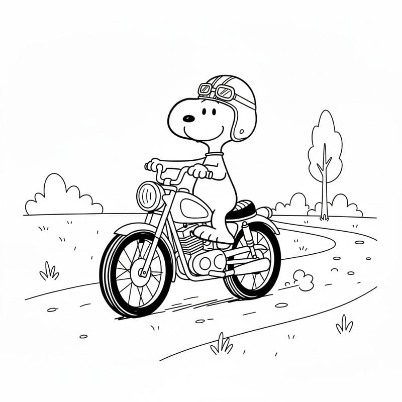 Snoopy kostenlos ausmalbilder