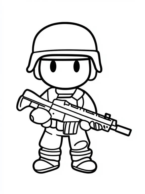 Soldat für 3-jährige Kinder