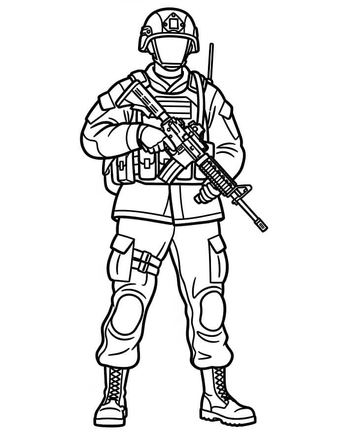 Soldat für 4-jährige Kinder