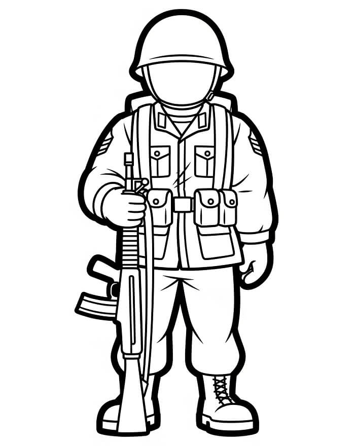 Soldat für 5-jährige Kinder