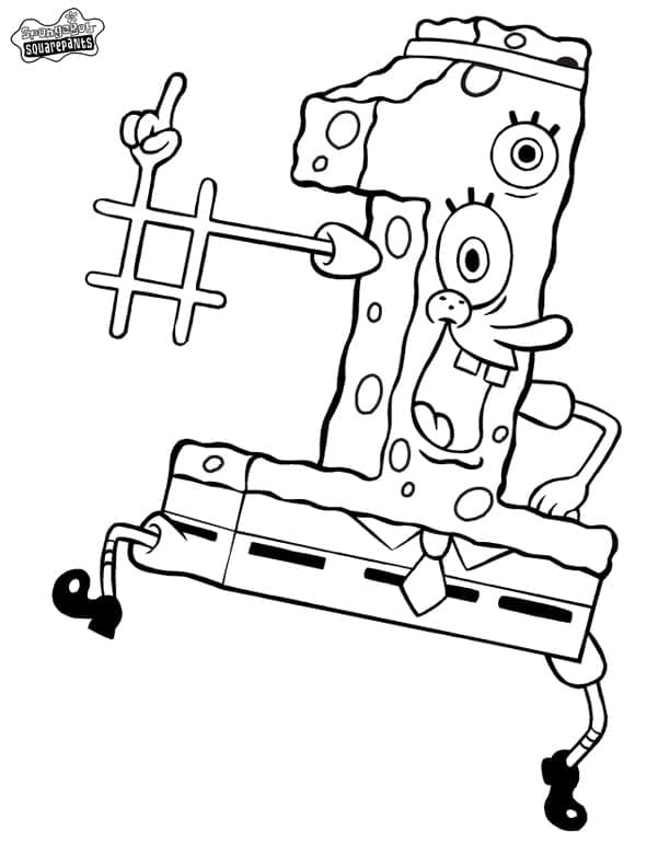 SpongeBob Schwammkopf (4) ausmalbilder