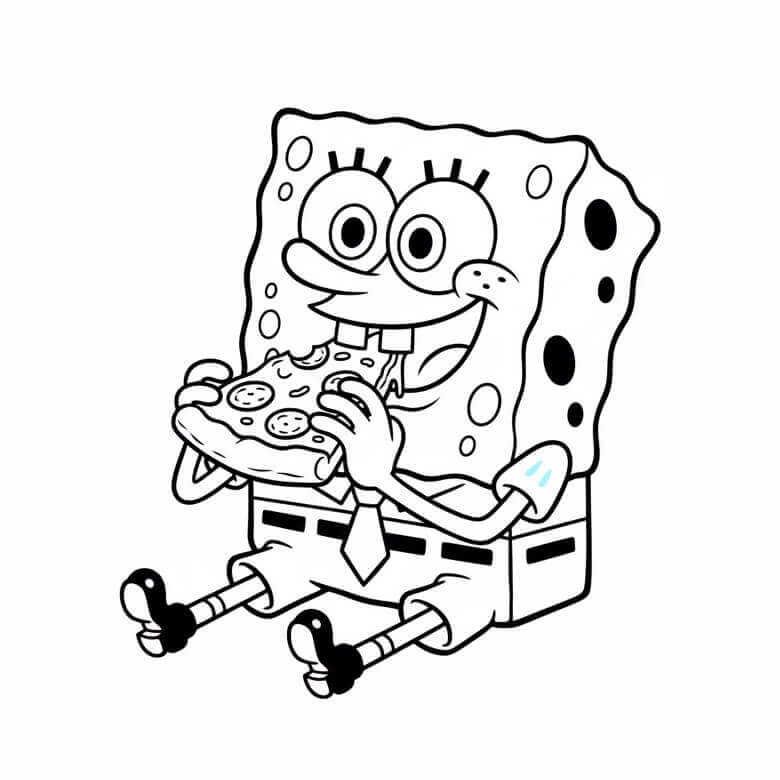 Spongebob Figur ausmalbilder