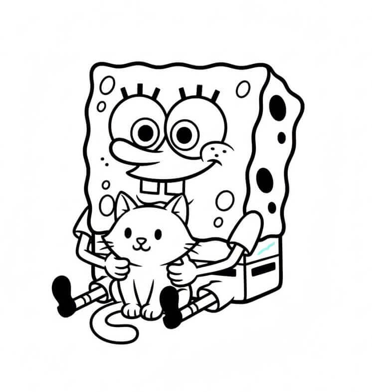 Spongebob zum Ausdrucken ausmalbilder