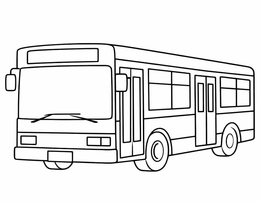Stadtbus ausmalbilder