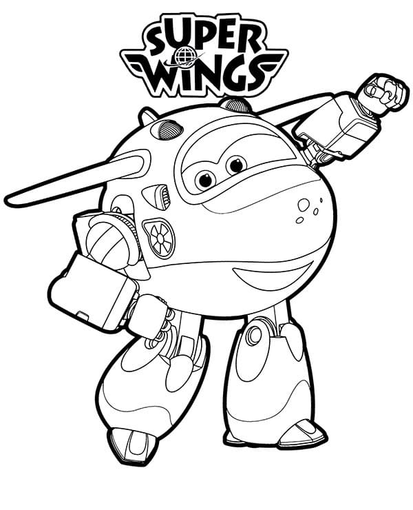Super Wings 1 ausmalbilder