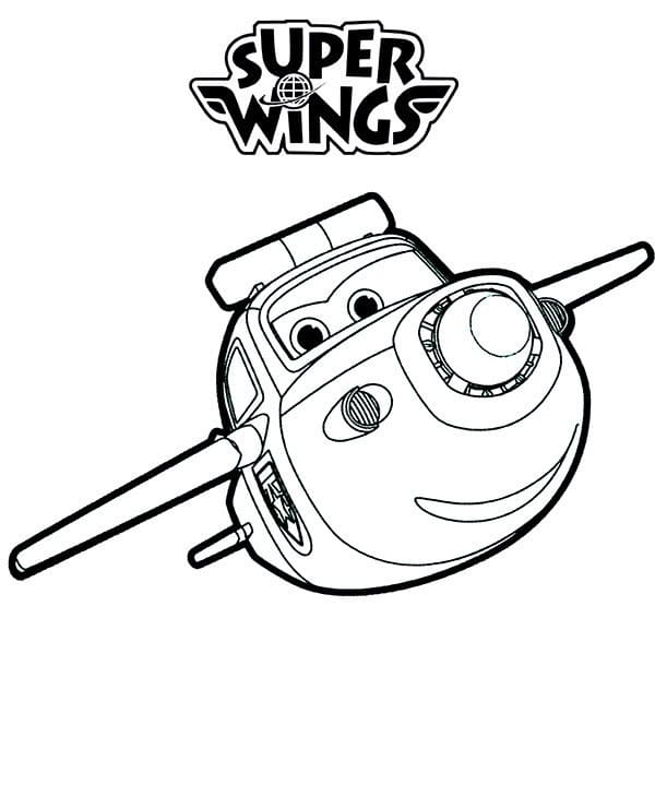 Super Wings 2 ausmalbilder