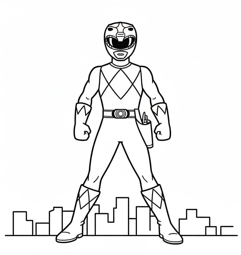 Superhelden Power Rangers ausmalbilder
