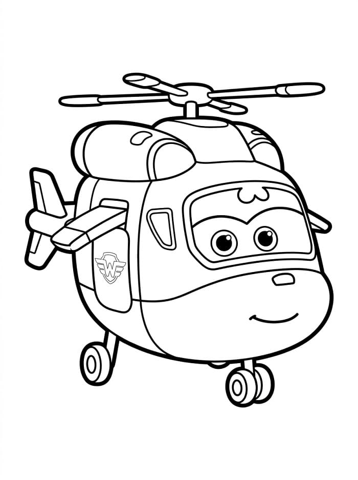 Süße Super Wings ausmalbilder