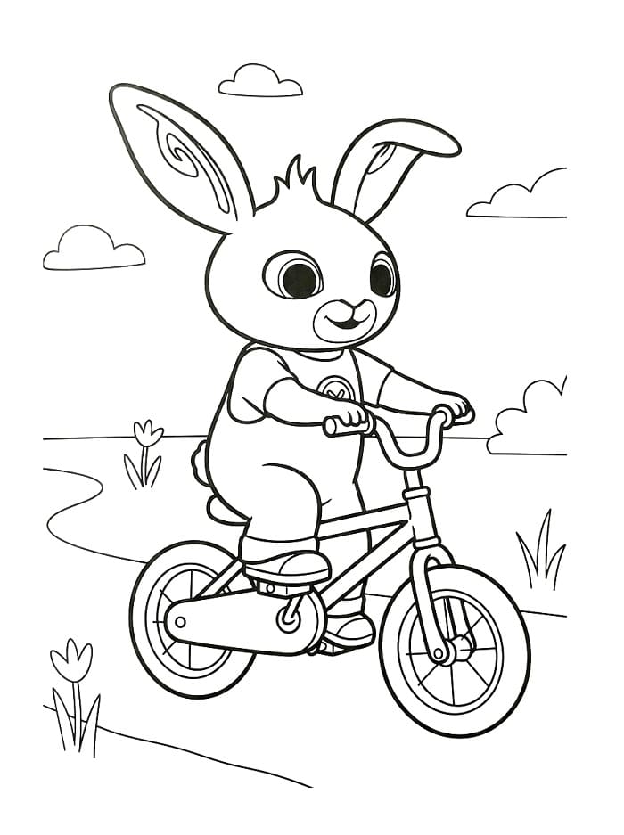 Süßer Bing Hase ausmalbilder