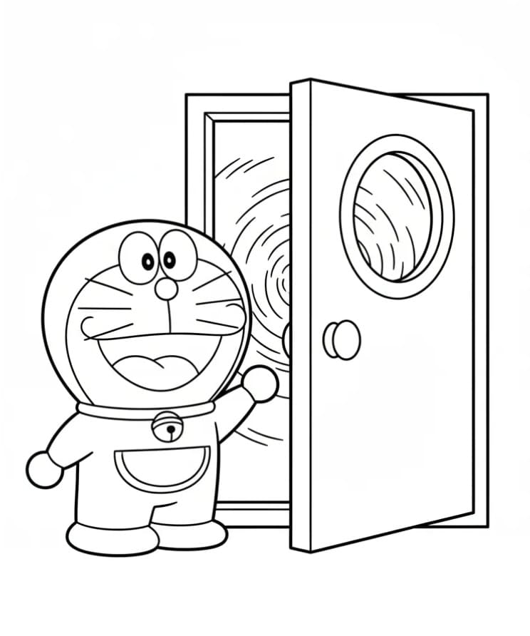 Süßer Doraemon ausmalbilder