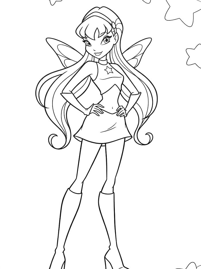 Süßer Winx Club ausmalbilder