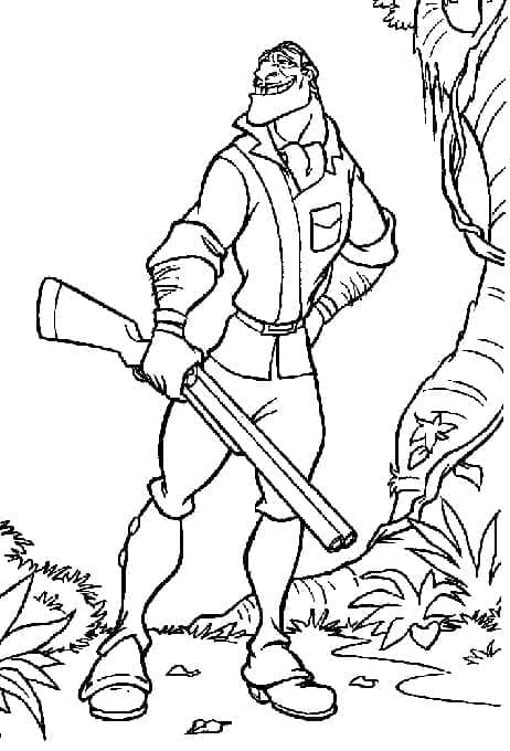 Tarzan (10) ausmalbilder