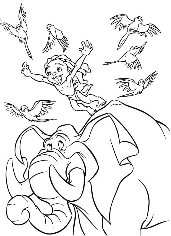 Tarzan (11) ausmalbilder