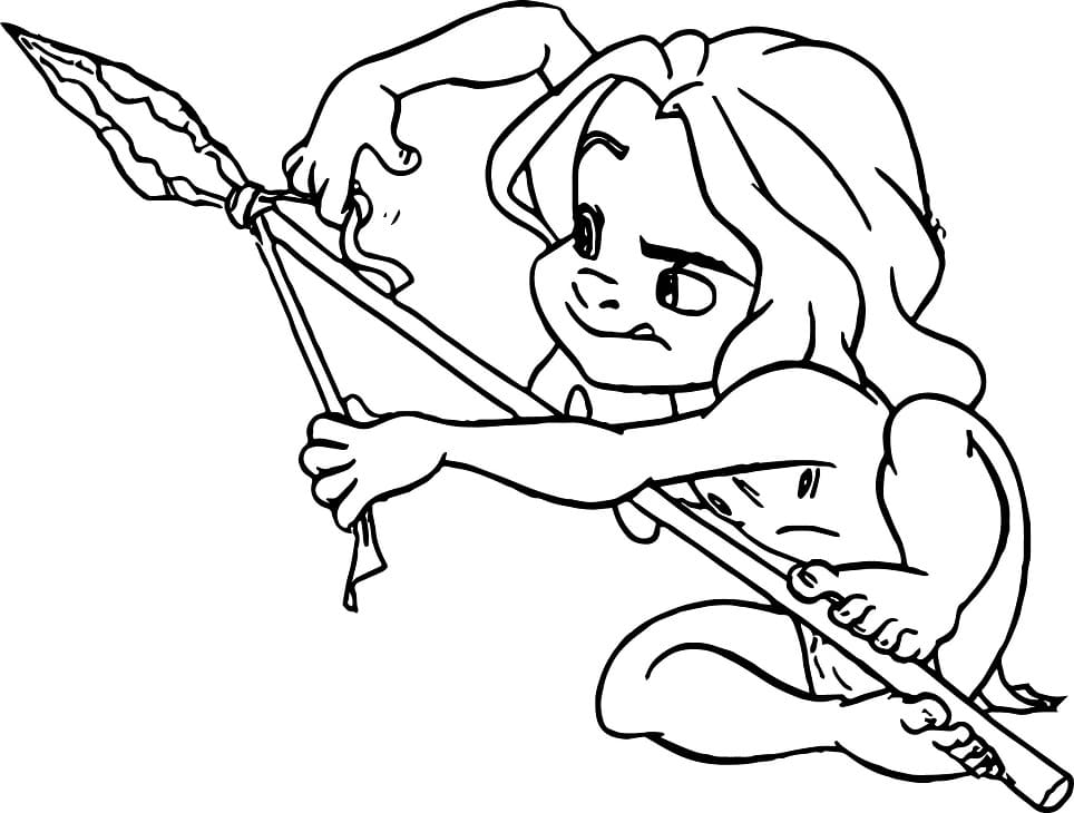 Tarzan (13) ausmalbilder