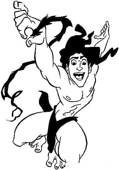 Tarzan (3) ausmalbilder