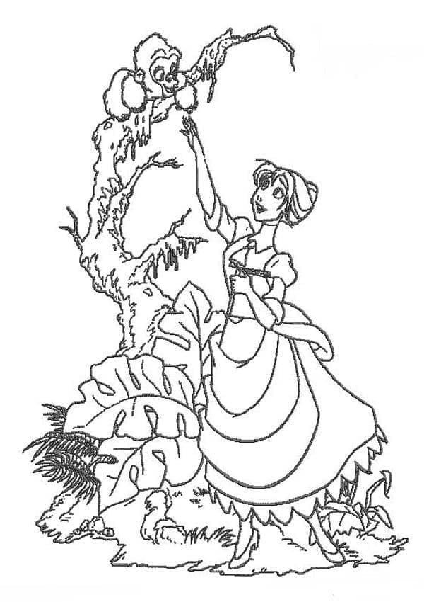 Tarzan (4) ausmalbilder