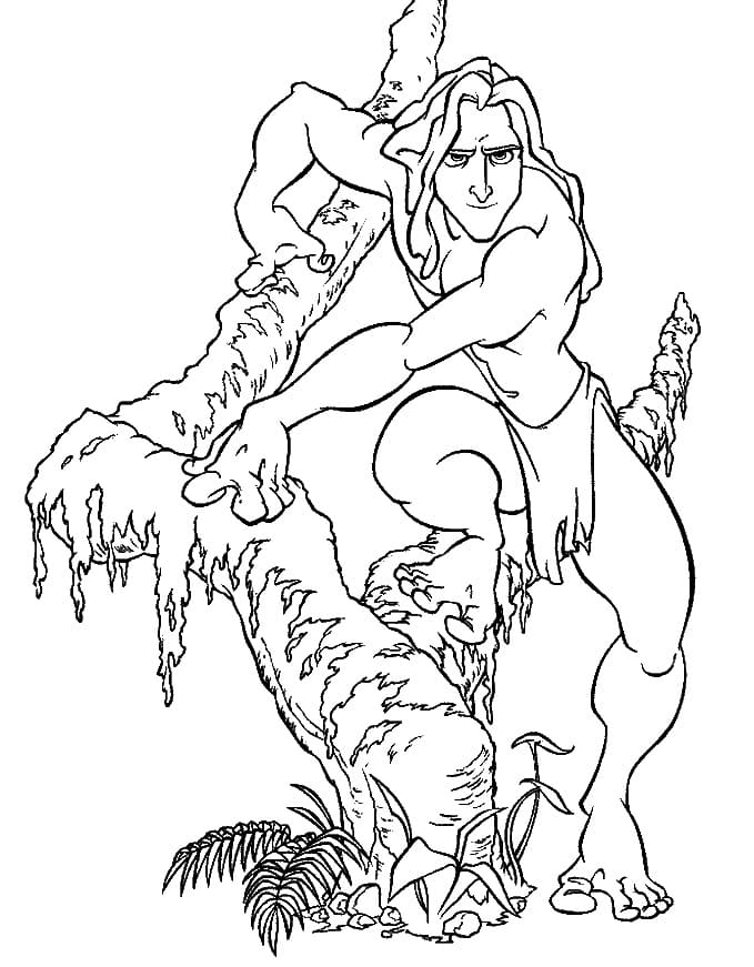 Tarzan (9) ausmalbilder