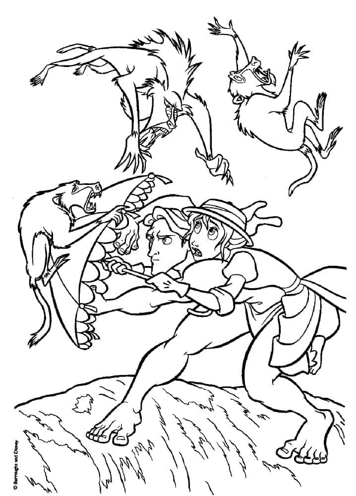 Tarzan Bild ausmalbilder