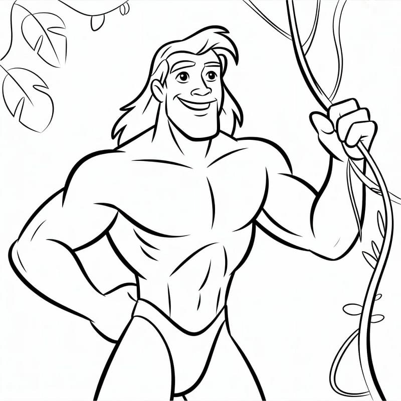Tarzan Disney ausmalbilder