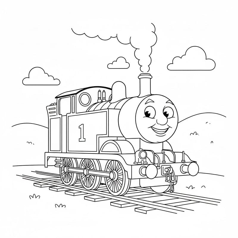Thomas Bild ausmalbilder