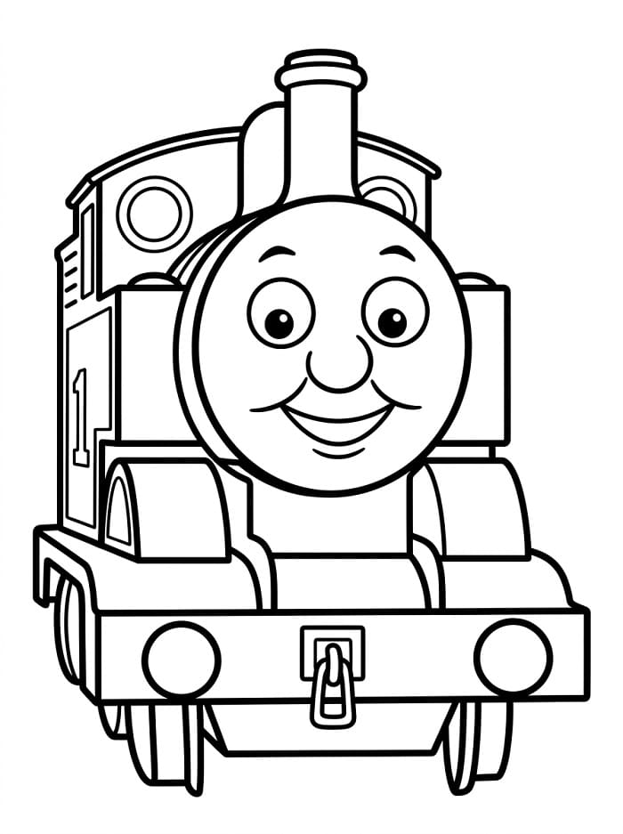 Thomas Druckbarer ausmalbilder
