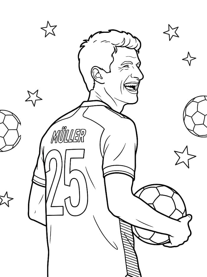 Thomas Müller ausmalbilder