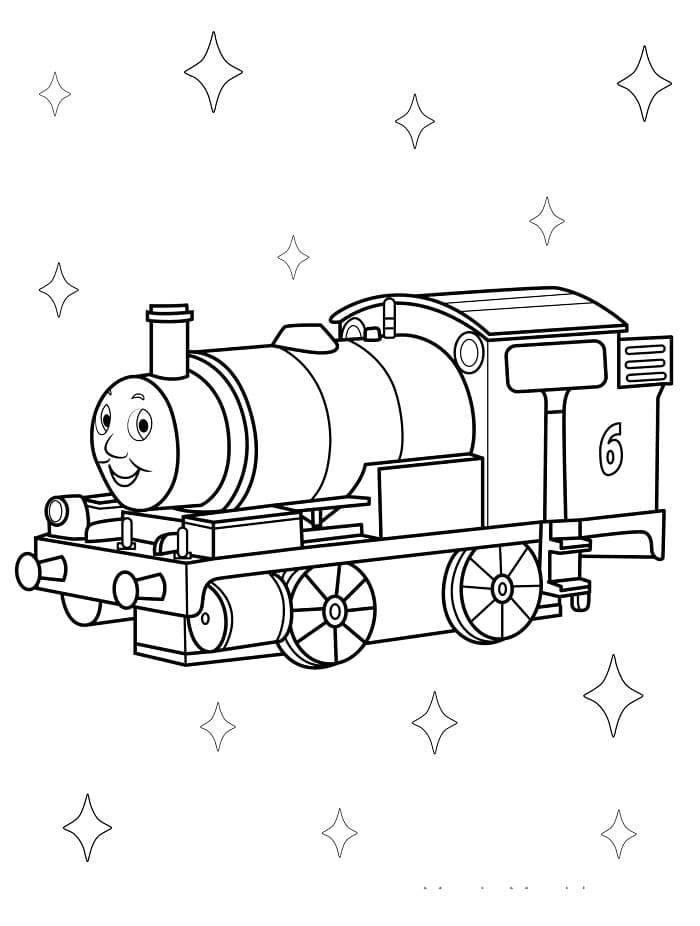 Thomas der Zug ausmalbilder