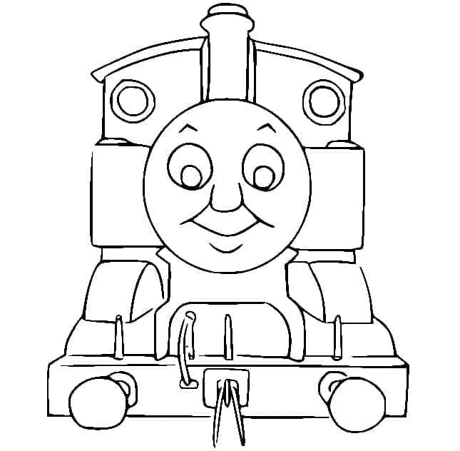 Thomas für 2-jährige Kinder ausmalbilder