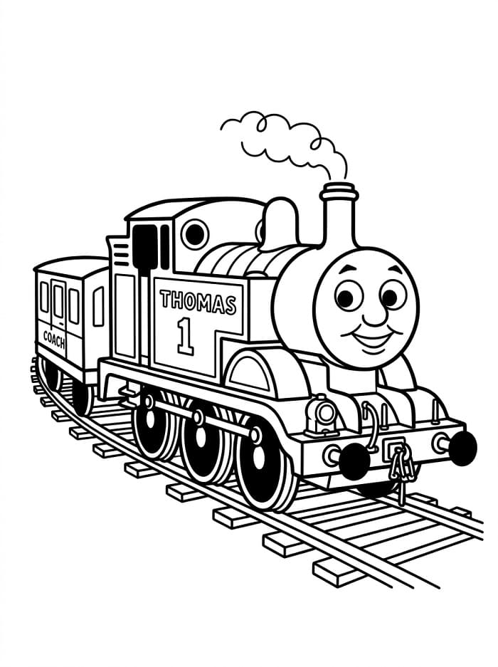 Thomas für Kinder ausmalbilder