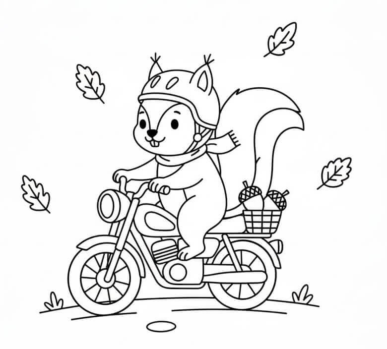 Tier Eichhörnchen ausmalbilder