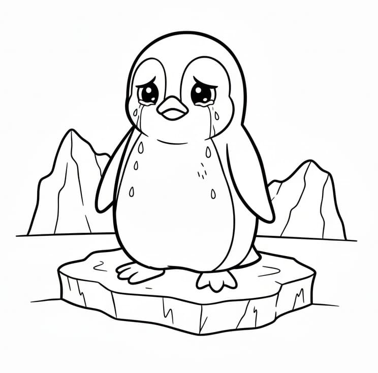 Tierischer Pinguin ausmalbilder